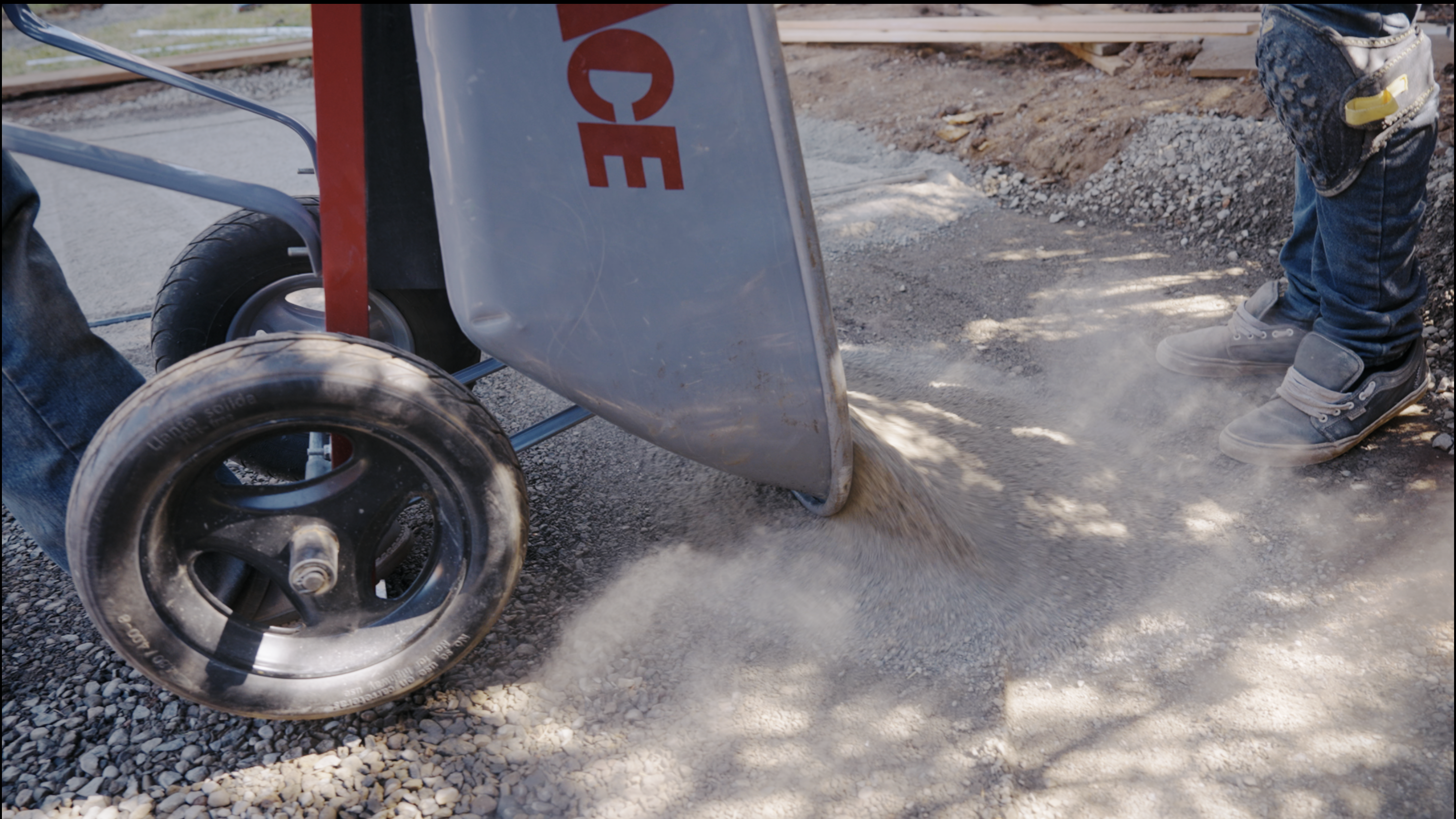 Gravel Pour